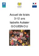 projet éducatif et pédagogique accueil de loisirs 3-12 ans Isabelle Autissier